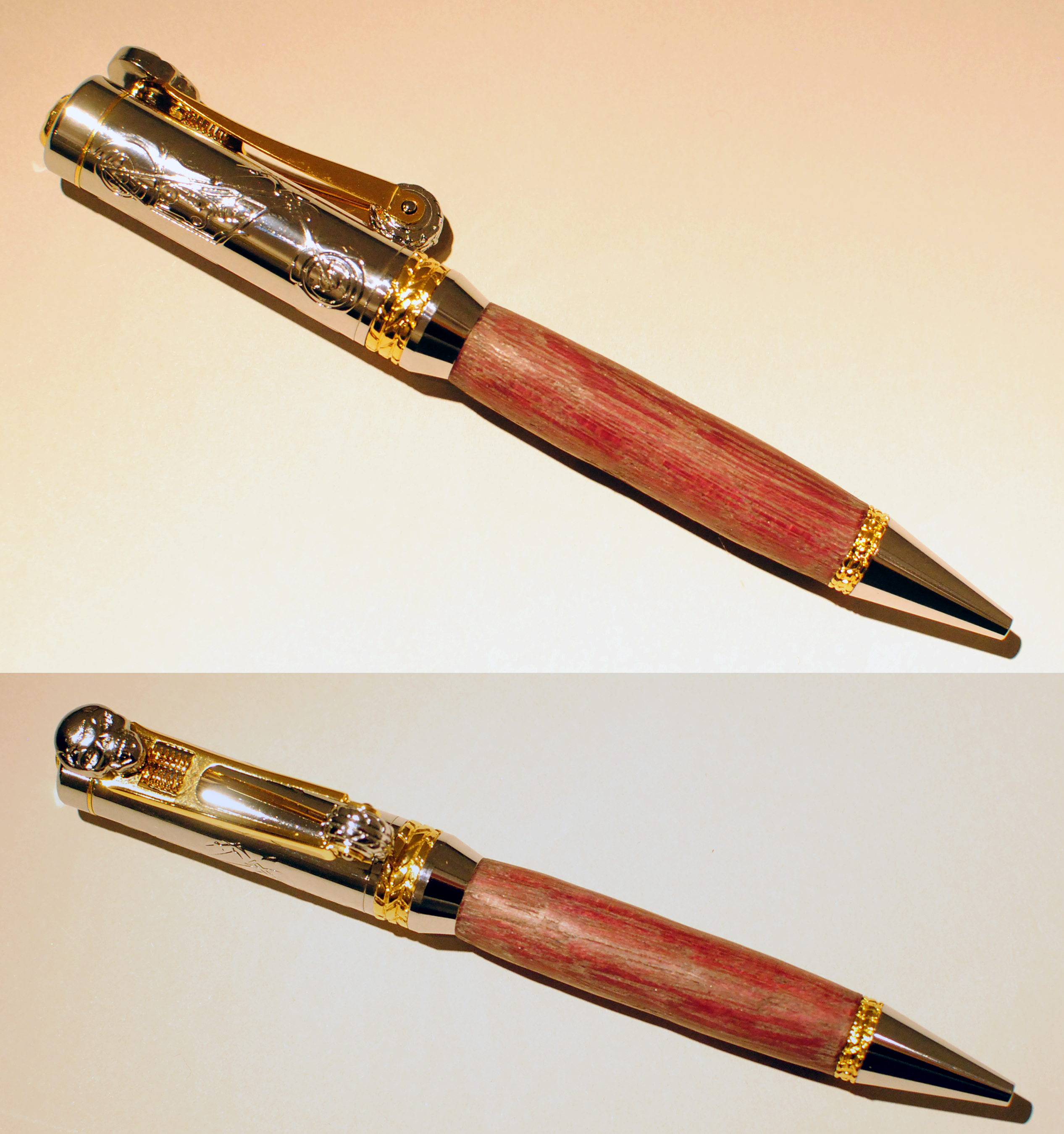 Alex Pearl Allywood Creations Chopper (Motorcycle) Wood Pen